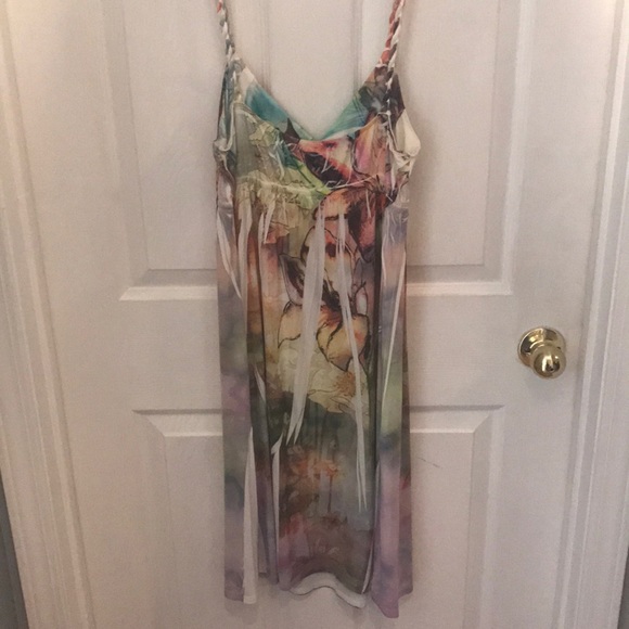 Floral summer dress size large - Picture 3 of 3
